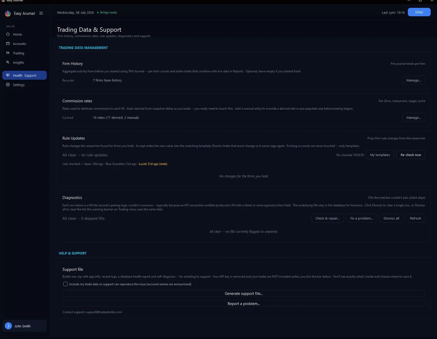 Rule Updates screenshot